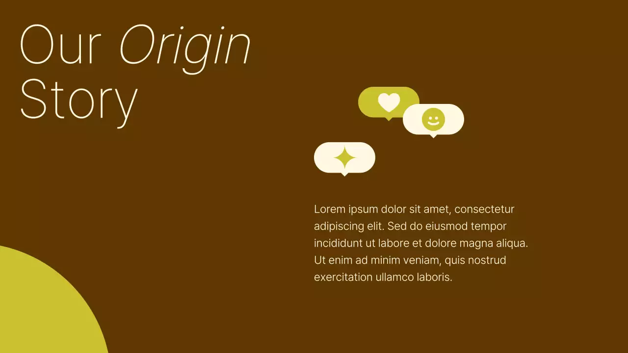 Brown Modern Community Announcement Presentation