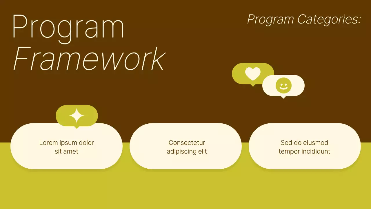 Brown Modern Community Announcement Presentation