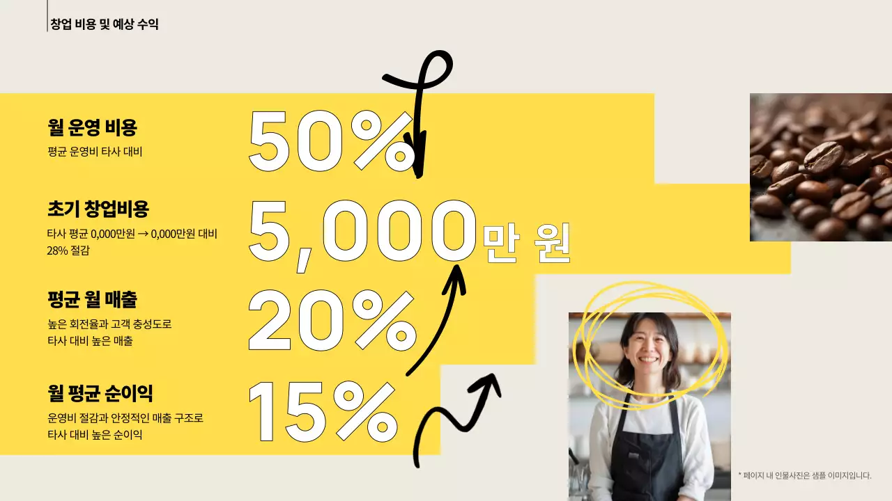 아이보리 모던 카페 기획