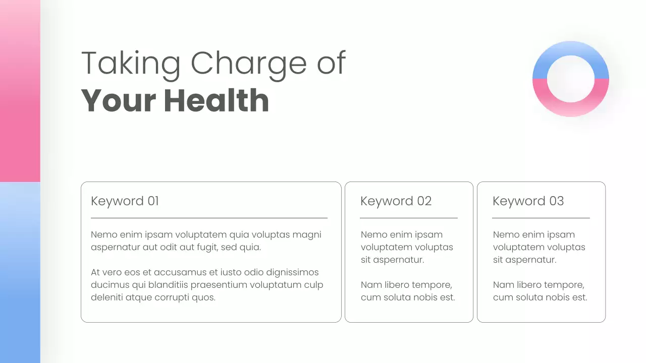 White Simple Women's Health Presentations