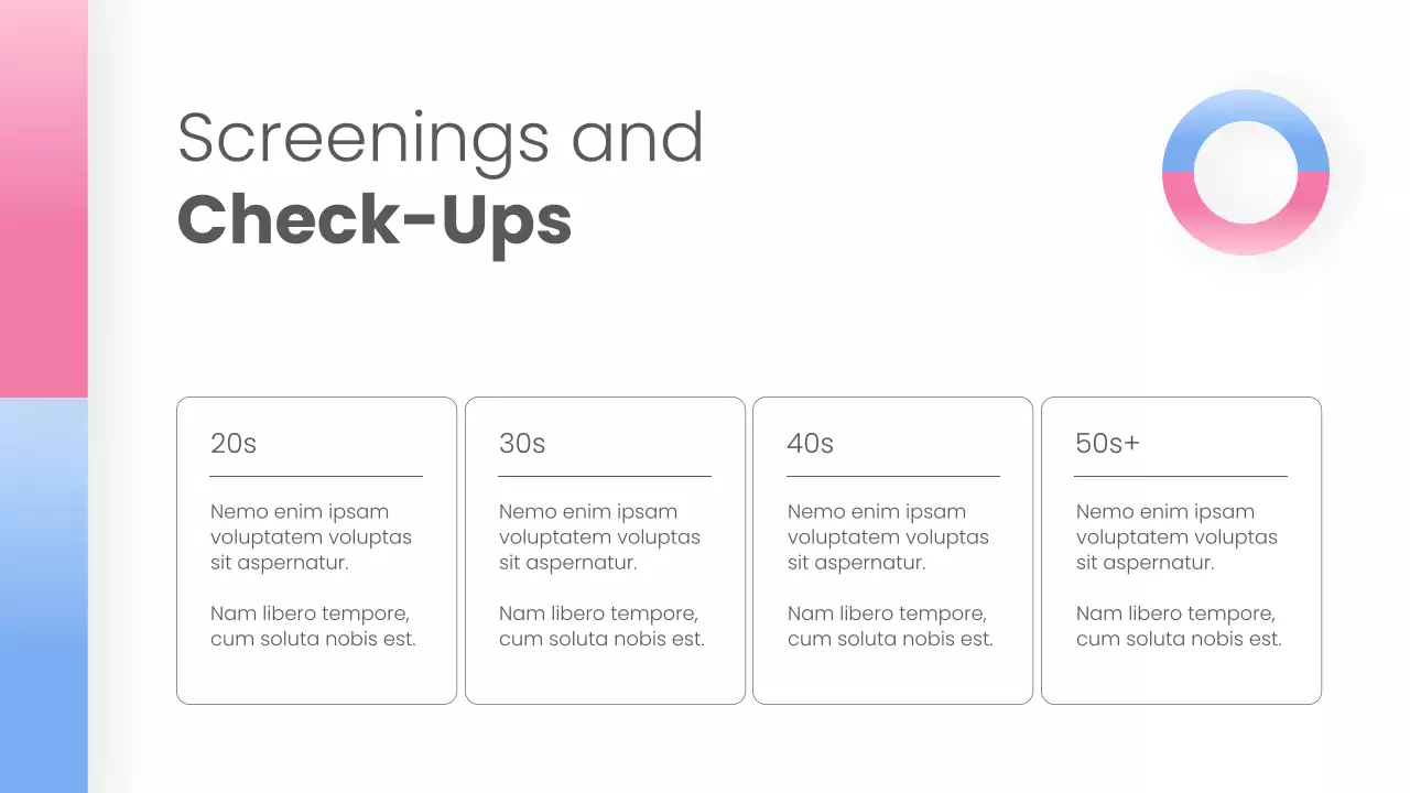 White Simple Women's Health Presentations