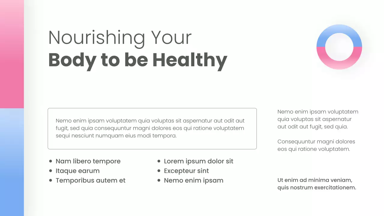 White Simple Women's Health Presentations