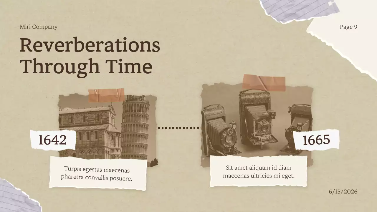 Beige Vintage History Presentation