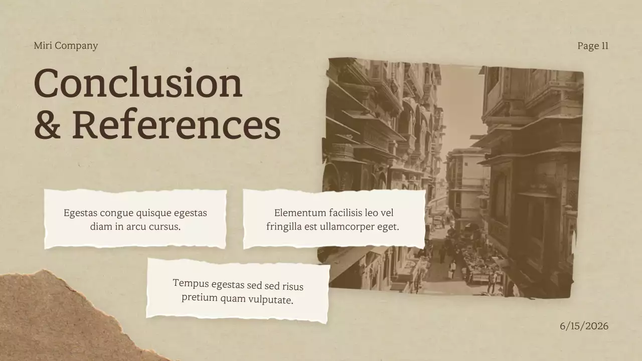 Beige Vintage History Presentation