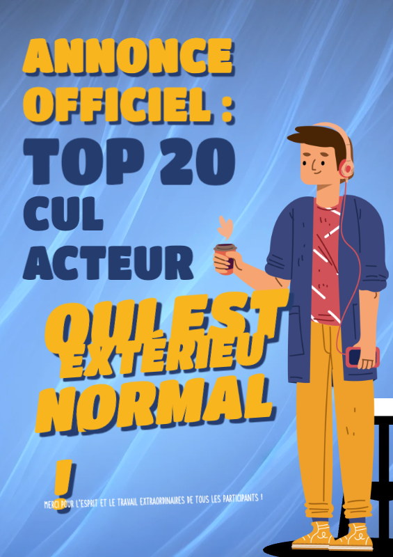 Annonce du concours Blue Comic