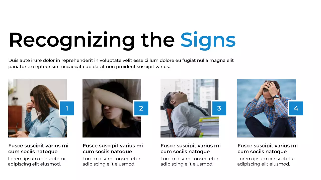 Blue Modern Mental Health Presentation