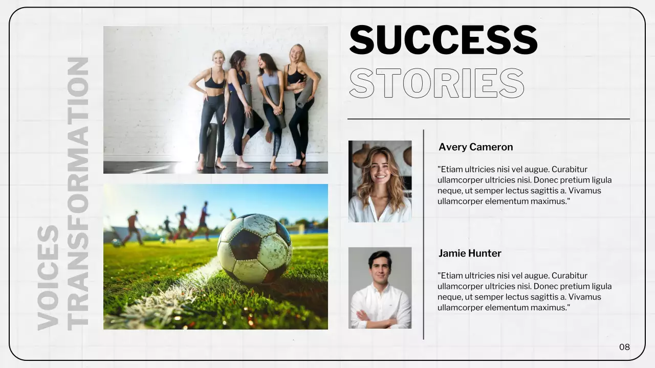 Beige Modern Impact Report Presentation