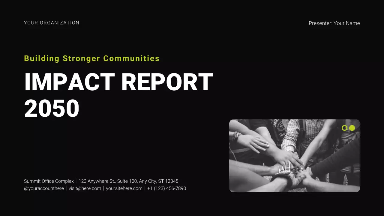Black Non-Profit Impact Report Presentation