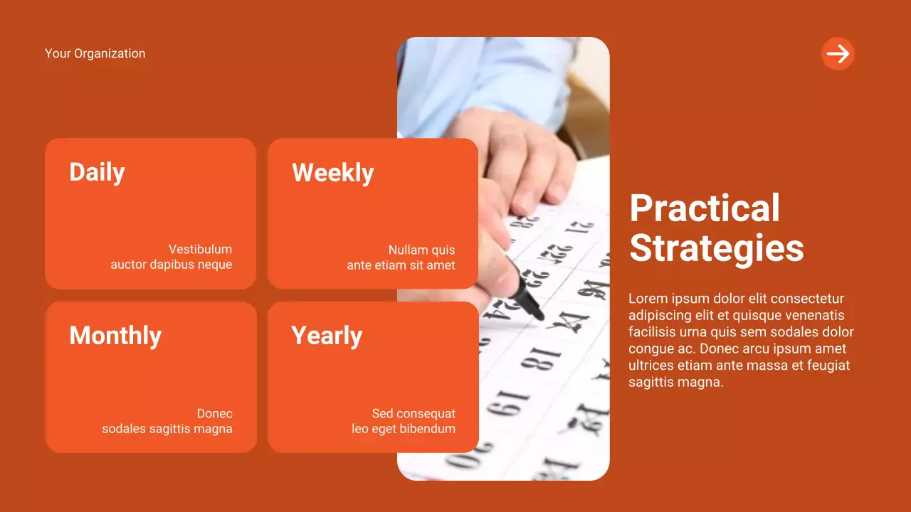 Orange Modern Mental Health Report Presentation