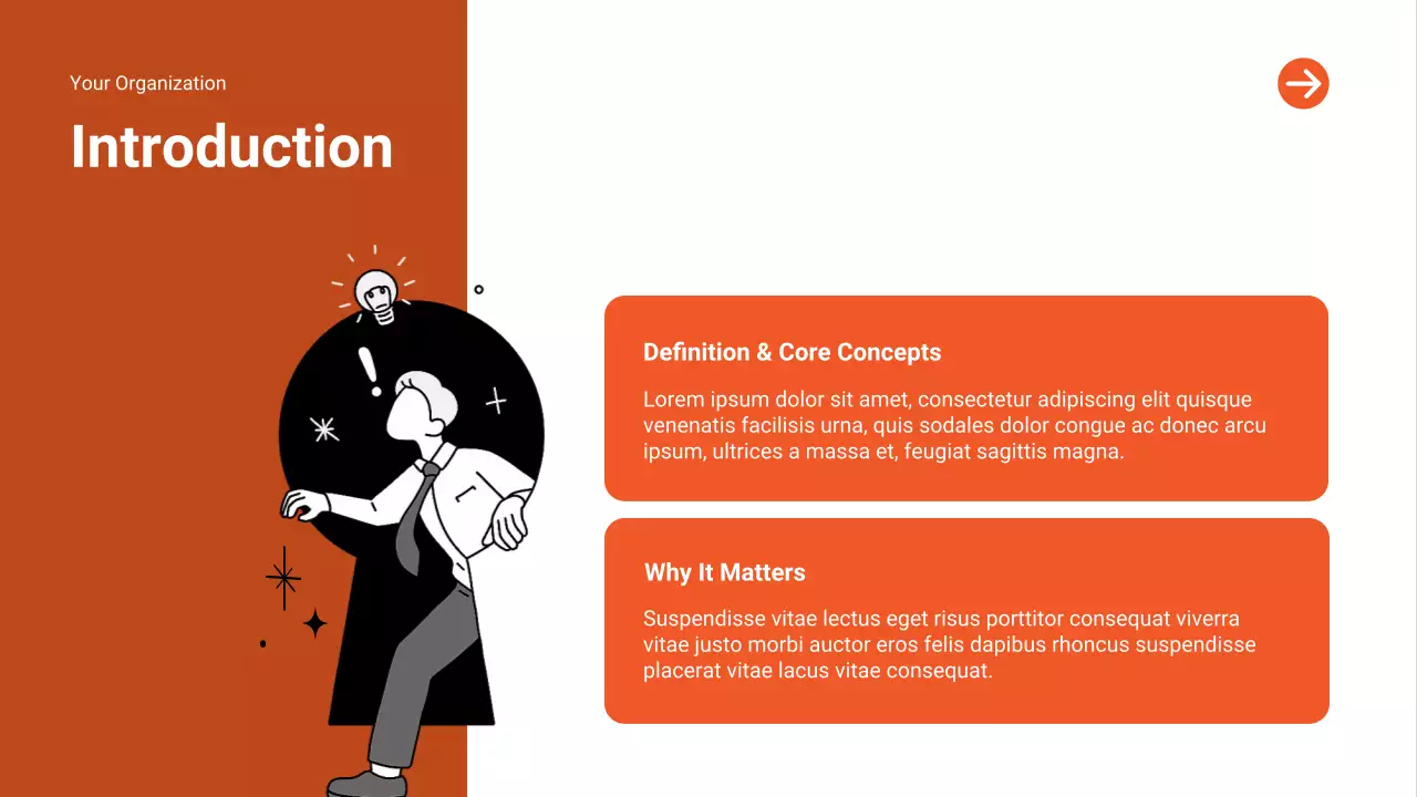 Orange Modern Mental Health Report Presentation