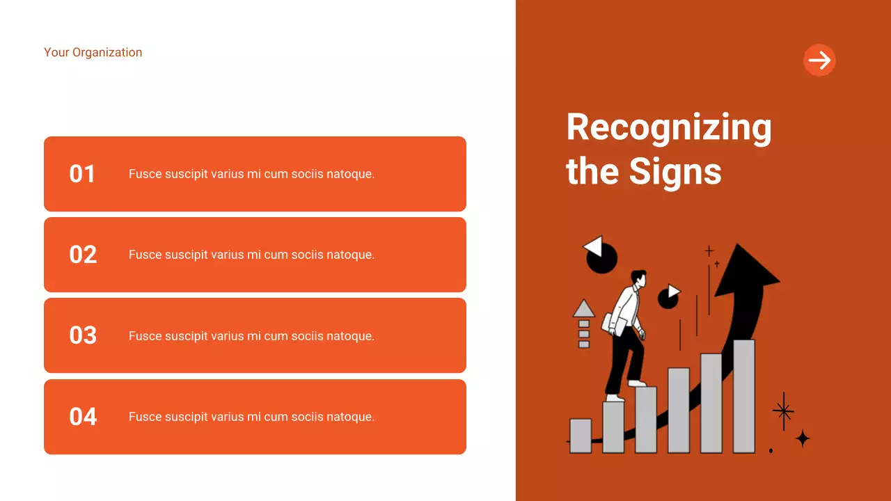 Orange Modern Mental Health Report Presentation