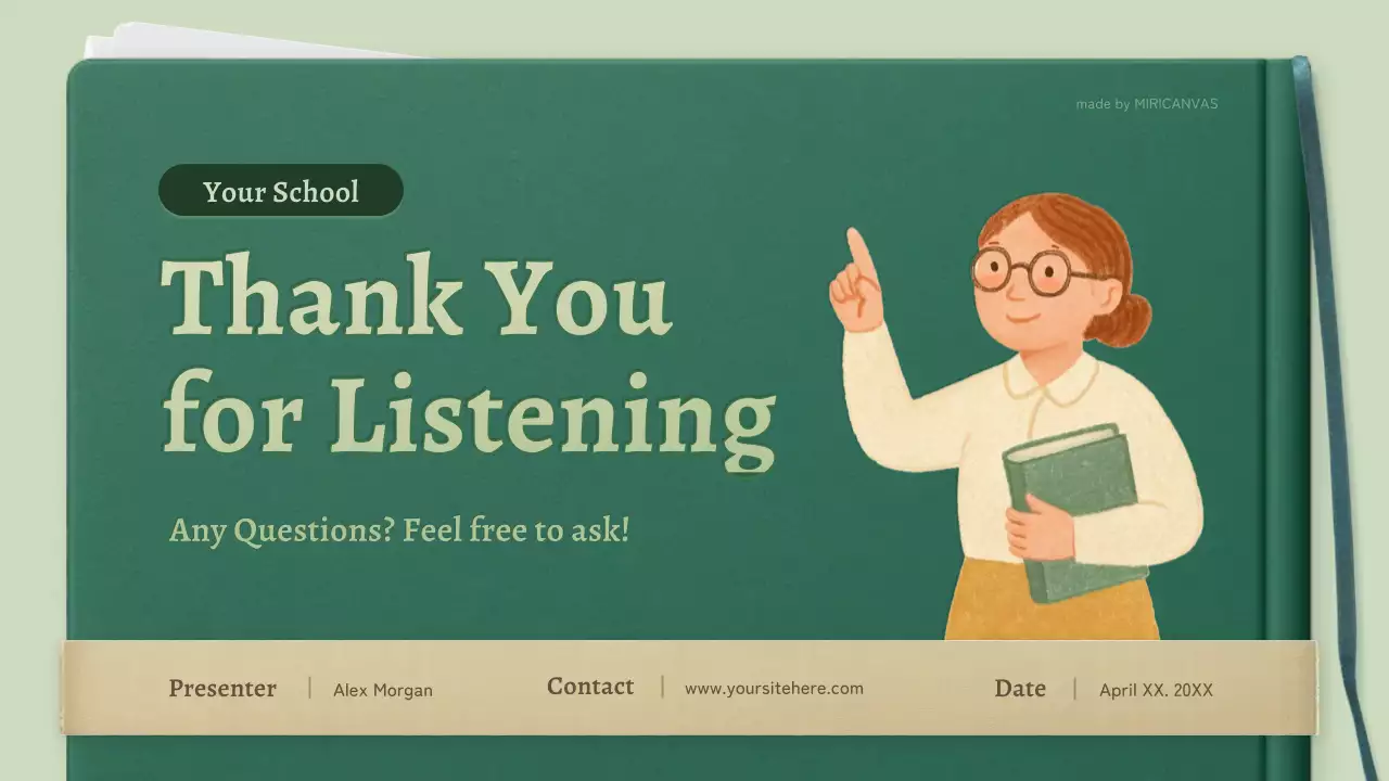 Green Vintage Education Lecture Presentation