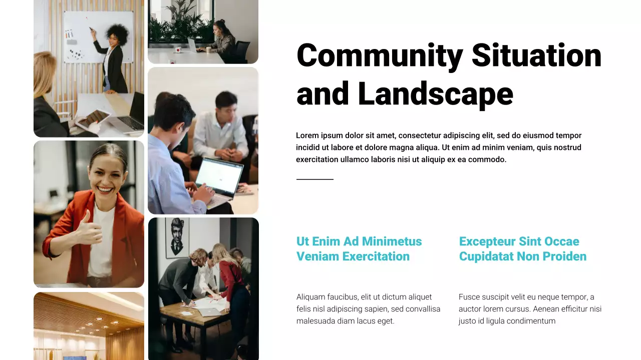 White Simple Non-Profit Organization Pitch Presentation