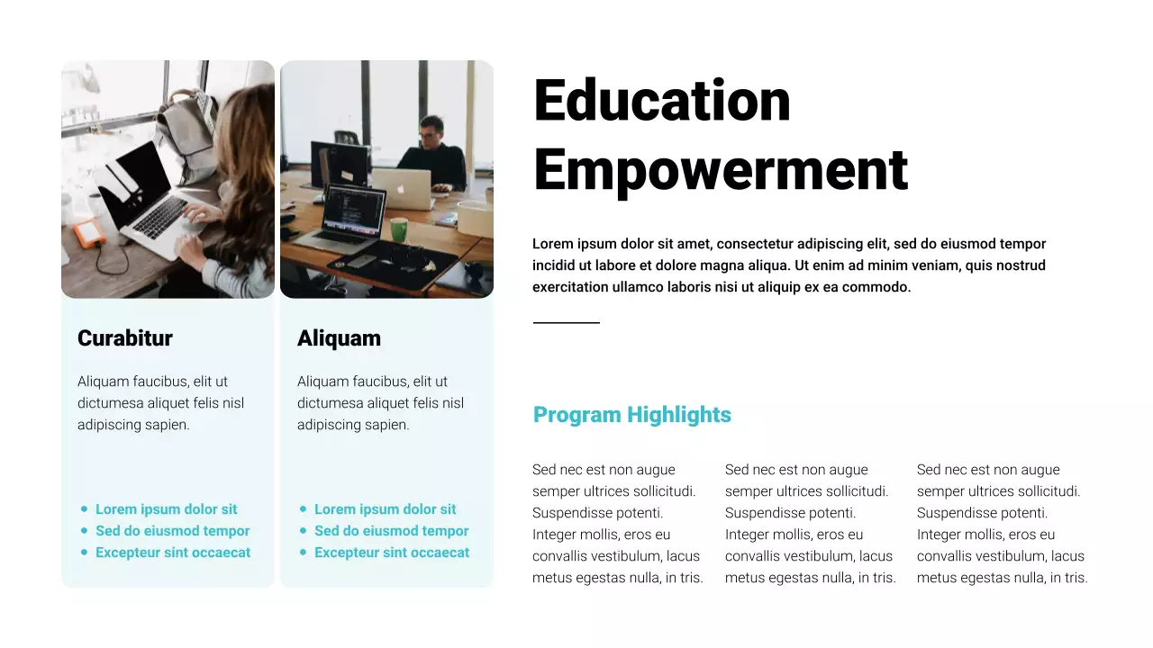 White Simple Non-Profit Organization Pitch Presentation