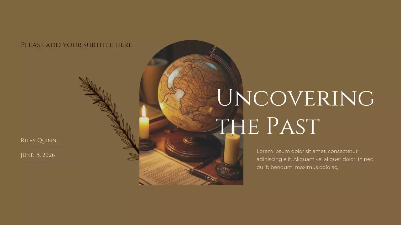 Brown Vintage History Presentation