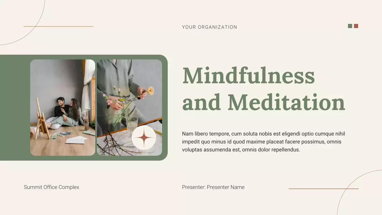 Green Minimal Mental Health Awareness Presentation