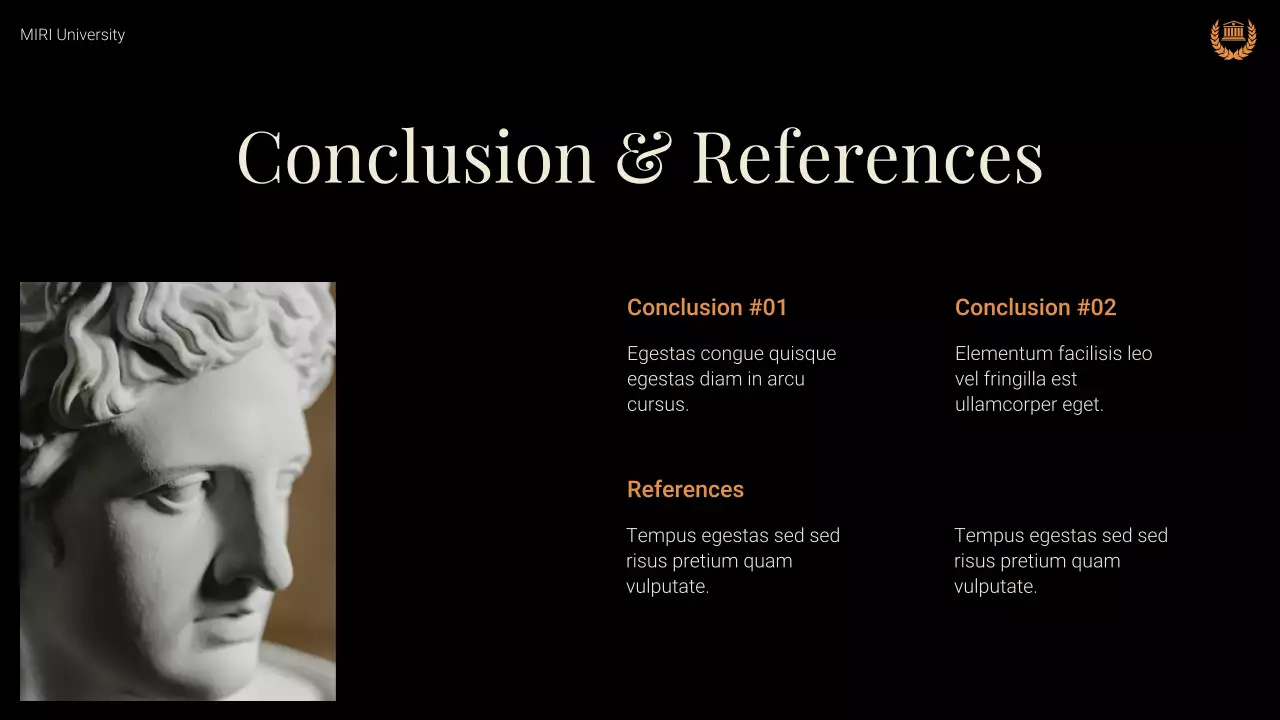 Orange Vintage History Lecture Presentation