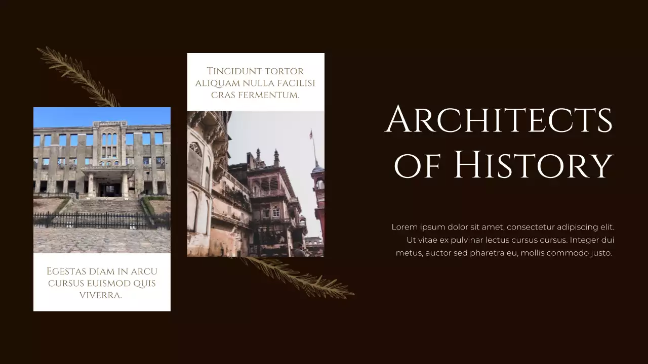 Brown Vintage History Presentation