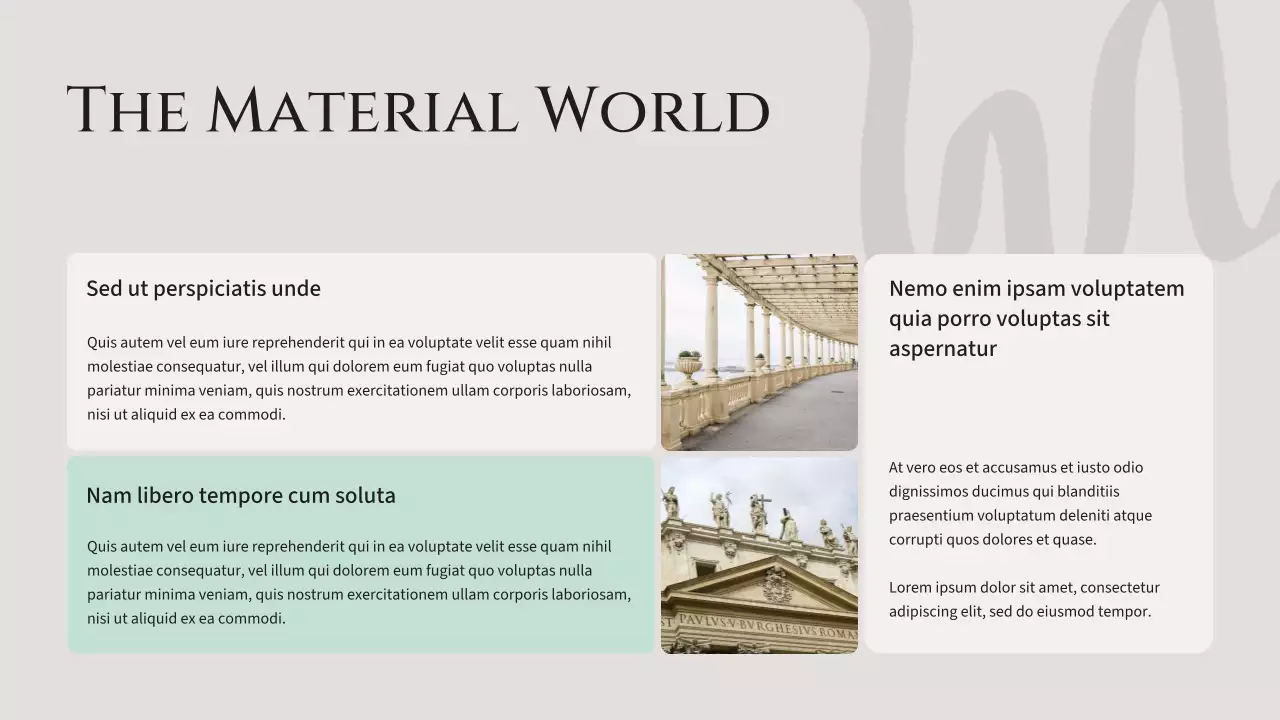 Gray Minimalist History Course Presentation