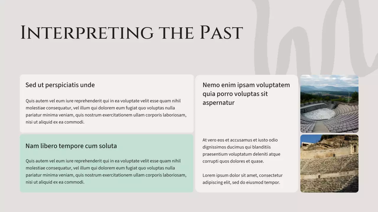 Gray Minimalist History Course Presentation