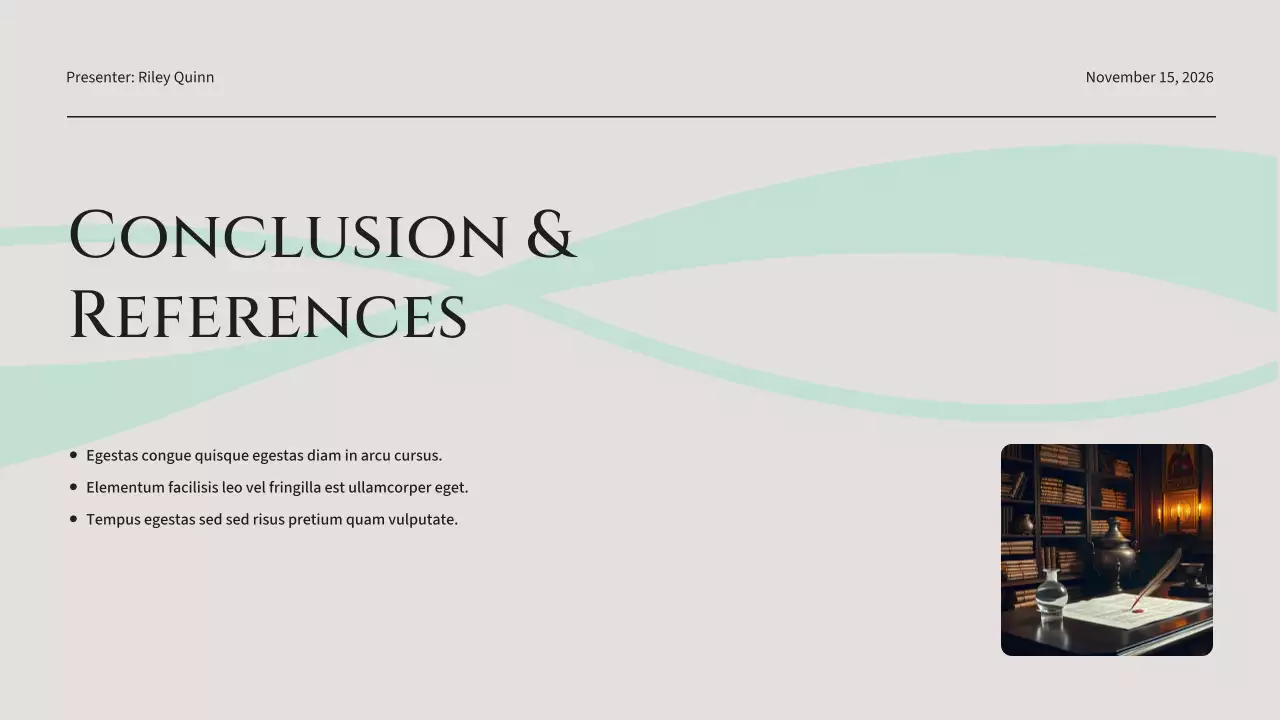 Gray Minimalist History Course Presentation