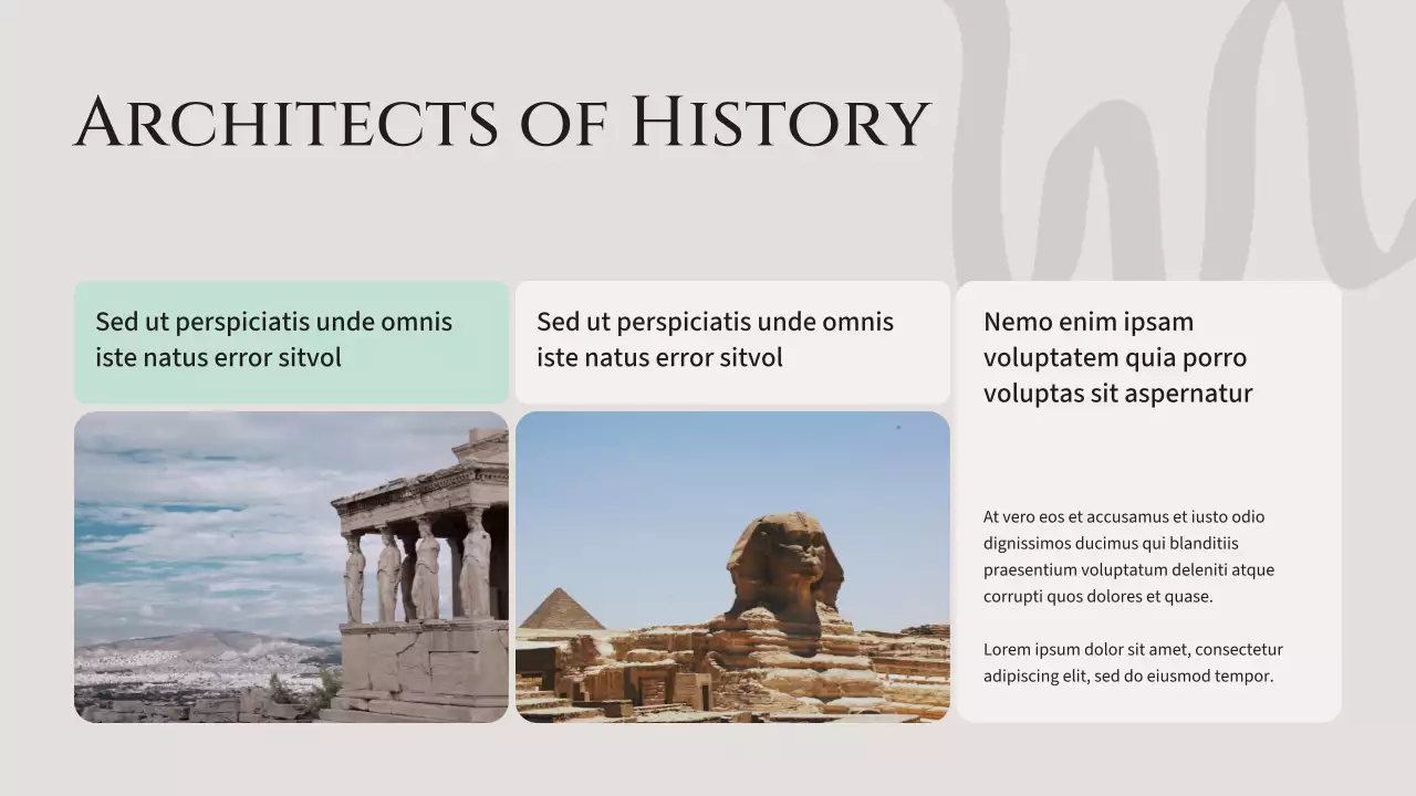 Gray Minimalist History Course Presentation