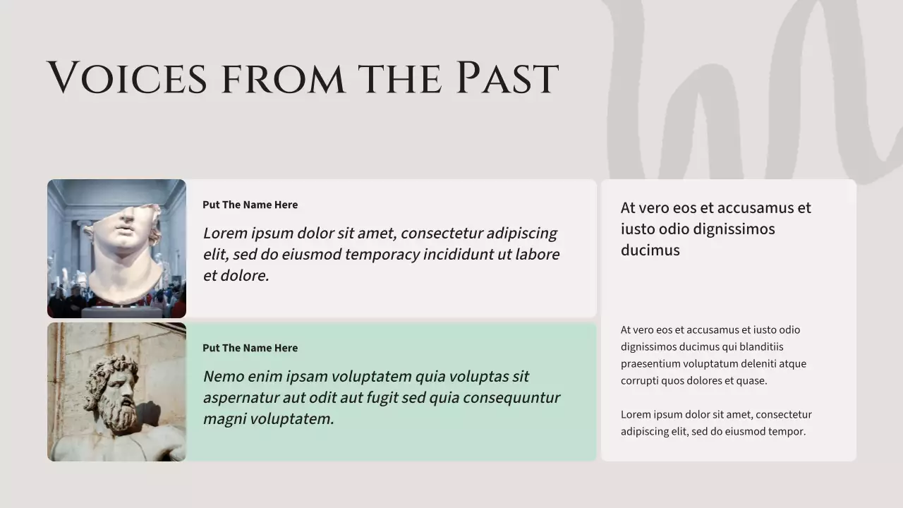 Gray Minimalist History Course Presentation