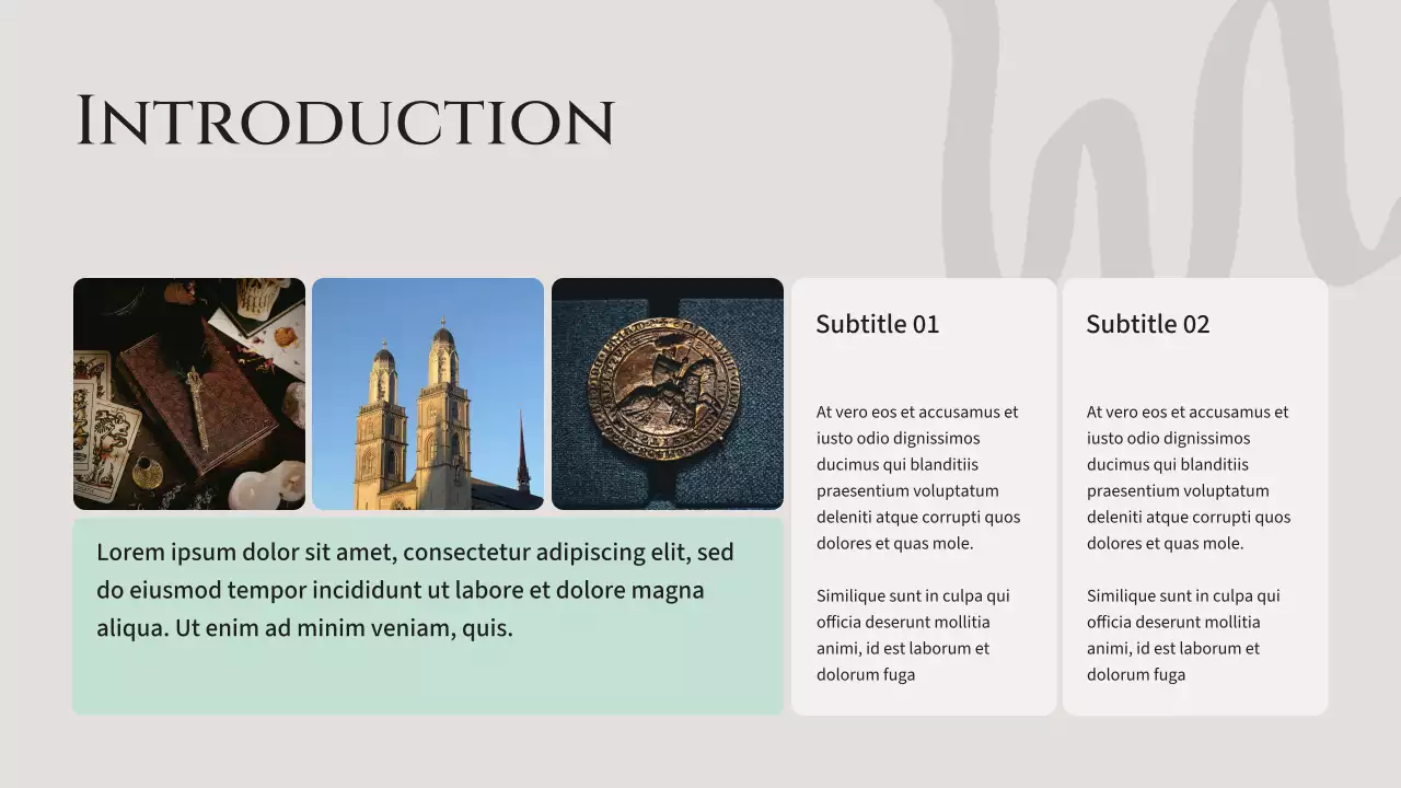 Gray Minimalist History Course Presentation