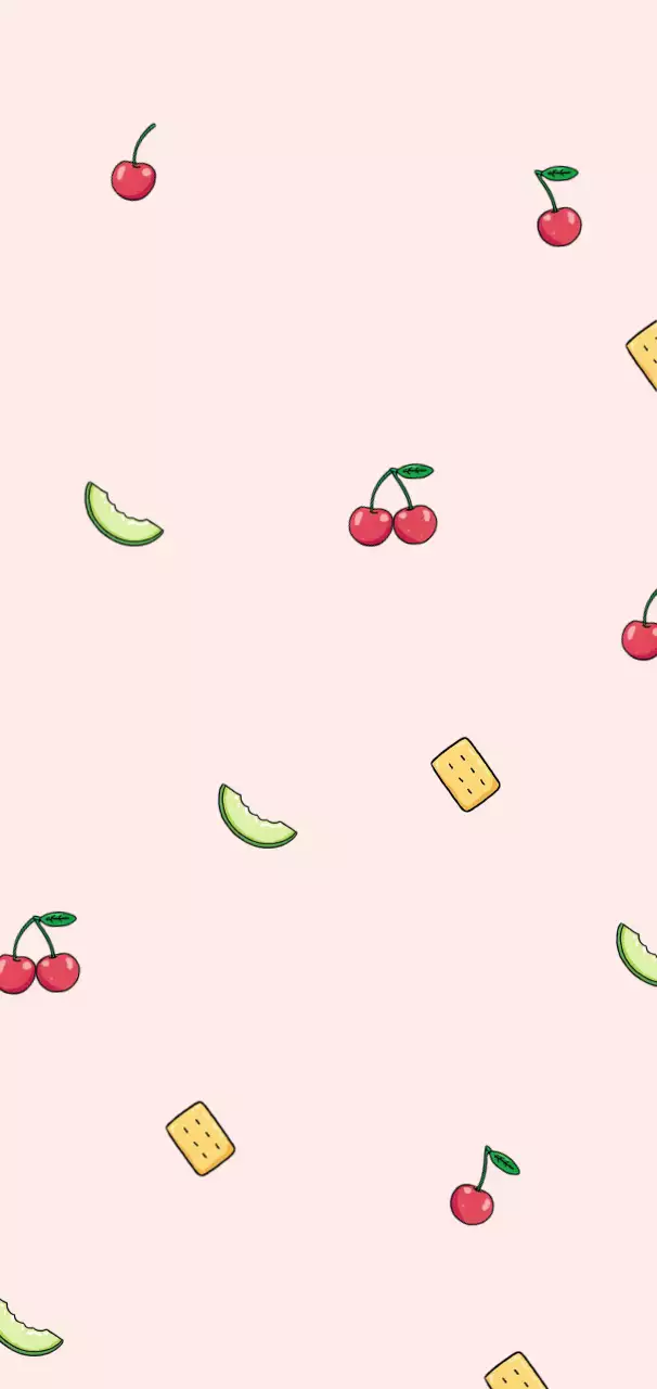 ピンク かわいい フルーツ 背景