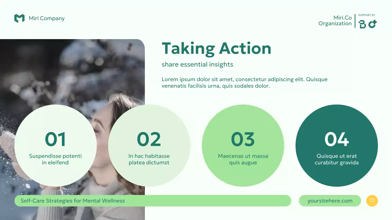 Green Modern Mental Health Guide Presentation