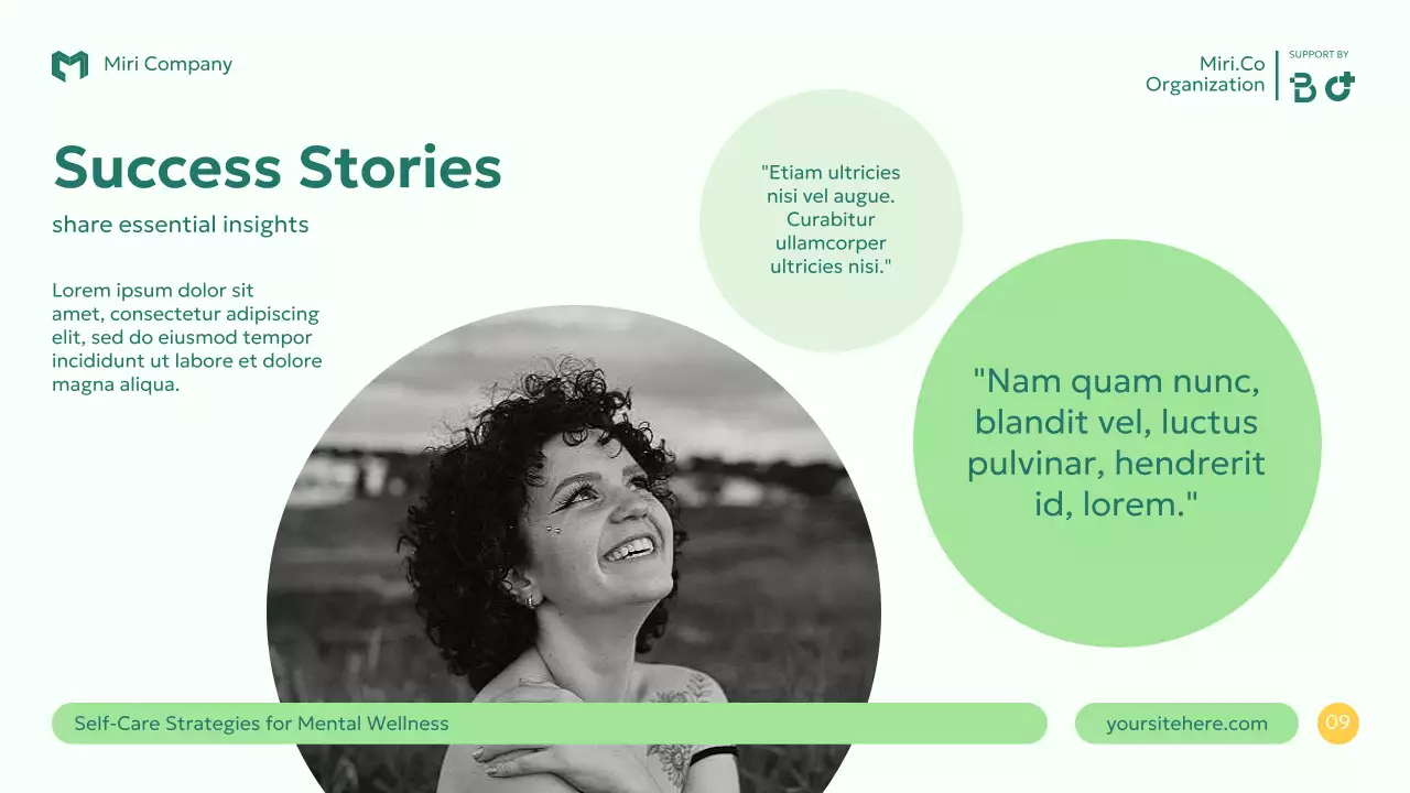 Green Modern Mental Health Guide Presentation