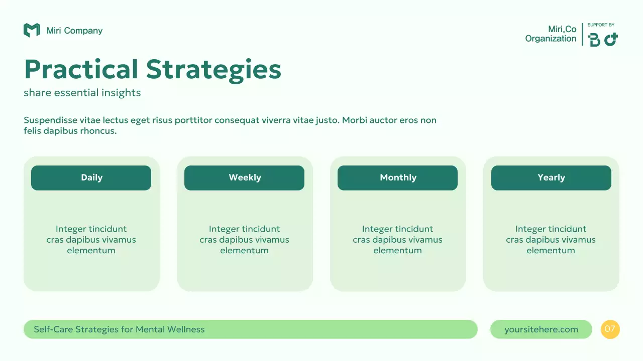 Green Modern Mental Health Guide Presentation