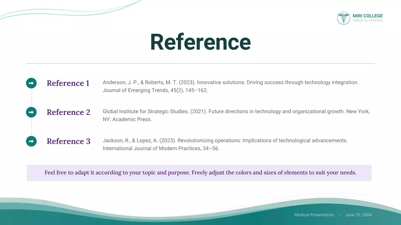 Teal Professional Understanding 자궁경 검사 의학적 프레젠테이션