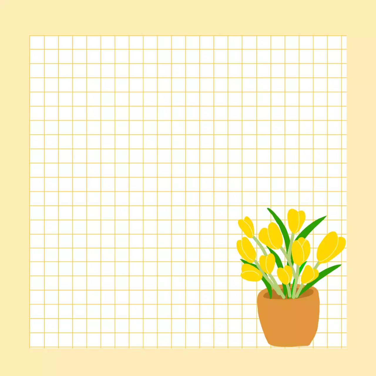 노랑 심플 다꾸 메모지