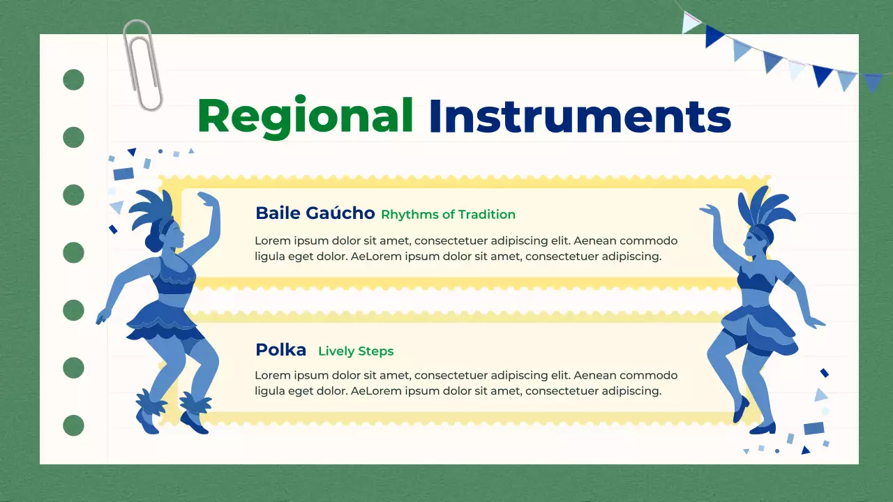 Green Blue Simple Education about South Brazil Presentation