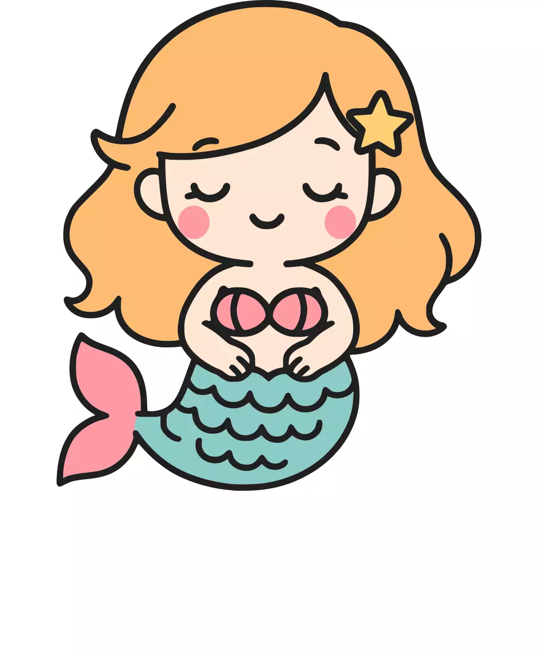 핑크 아기자기한 판타지 스티커