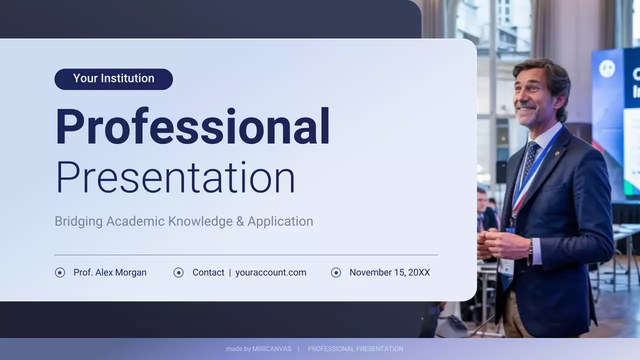 Purple Professional Business Presentation