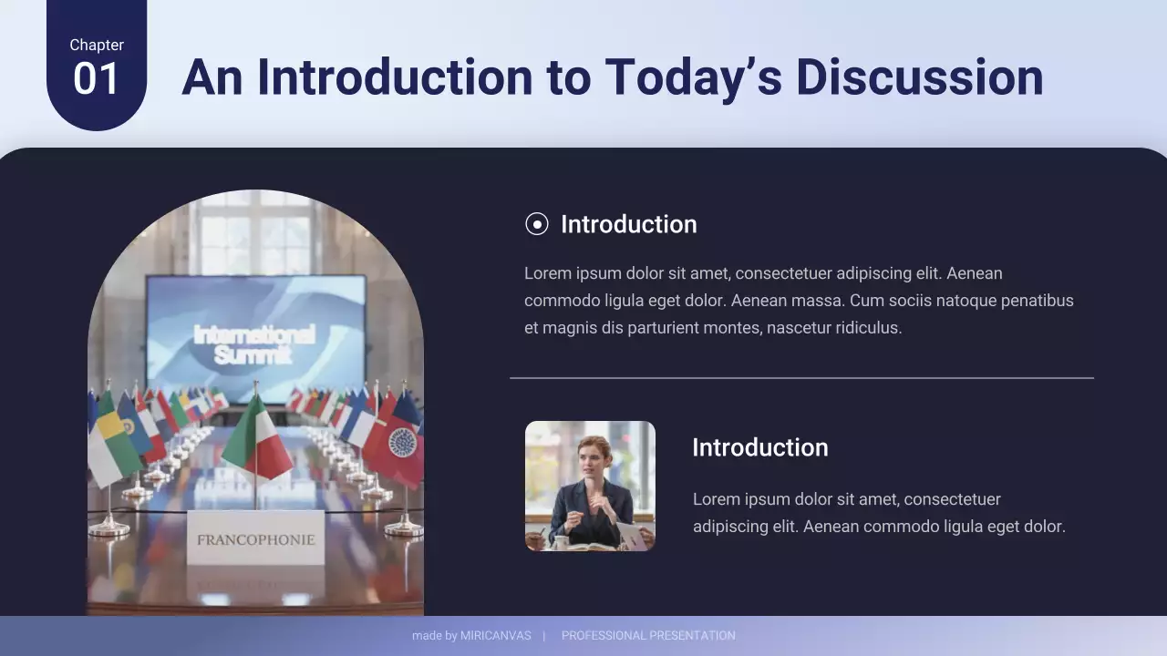 Purple Professional Business Presentation