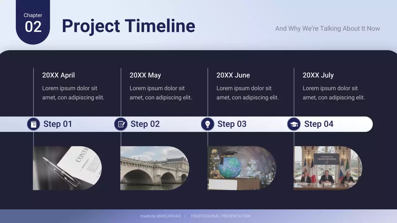 Purple Professional Business Presentation