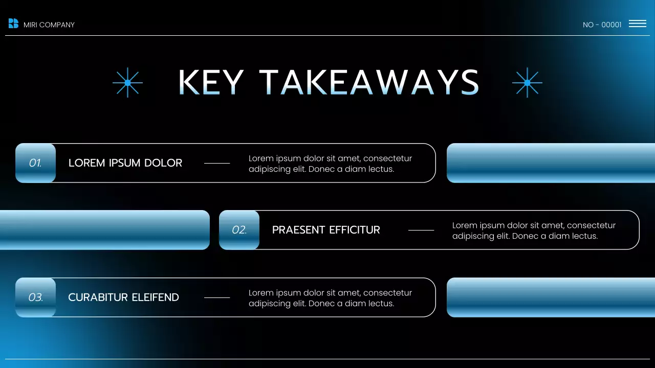 Black and Blue Modern Market Overview Presentation