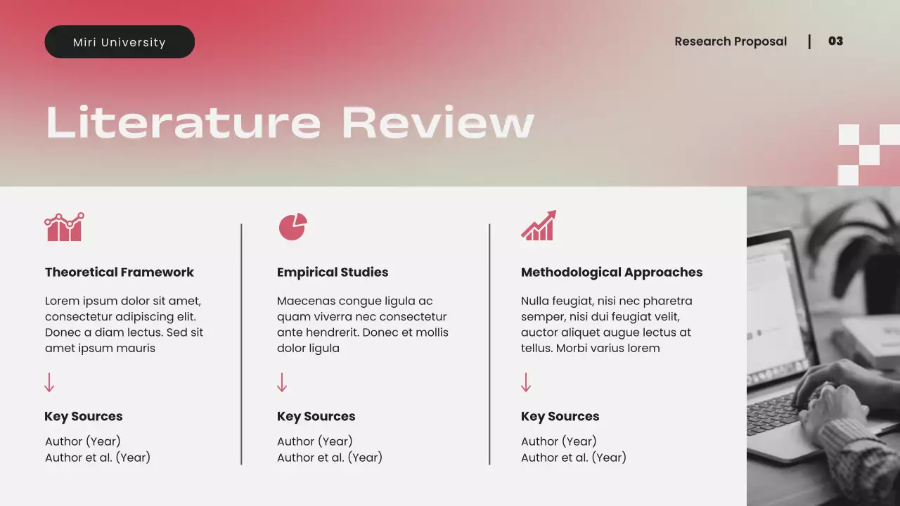 Pink and Green Modern Research Proposal Presentation
