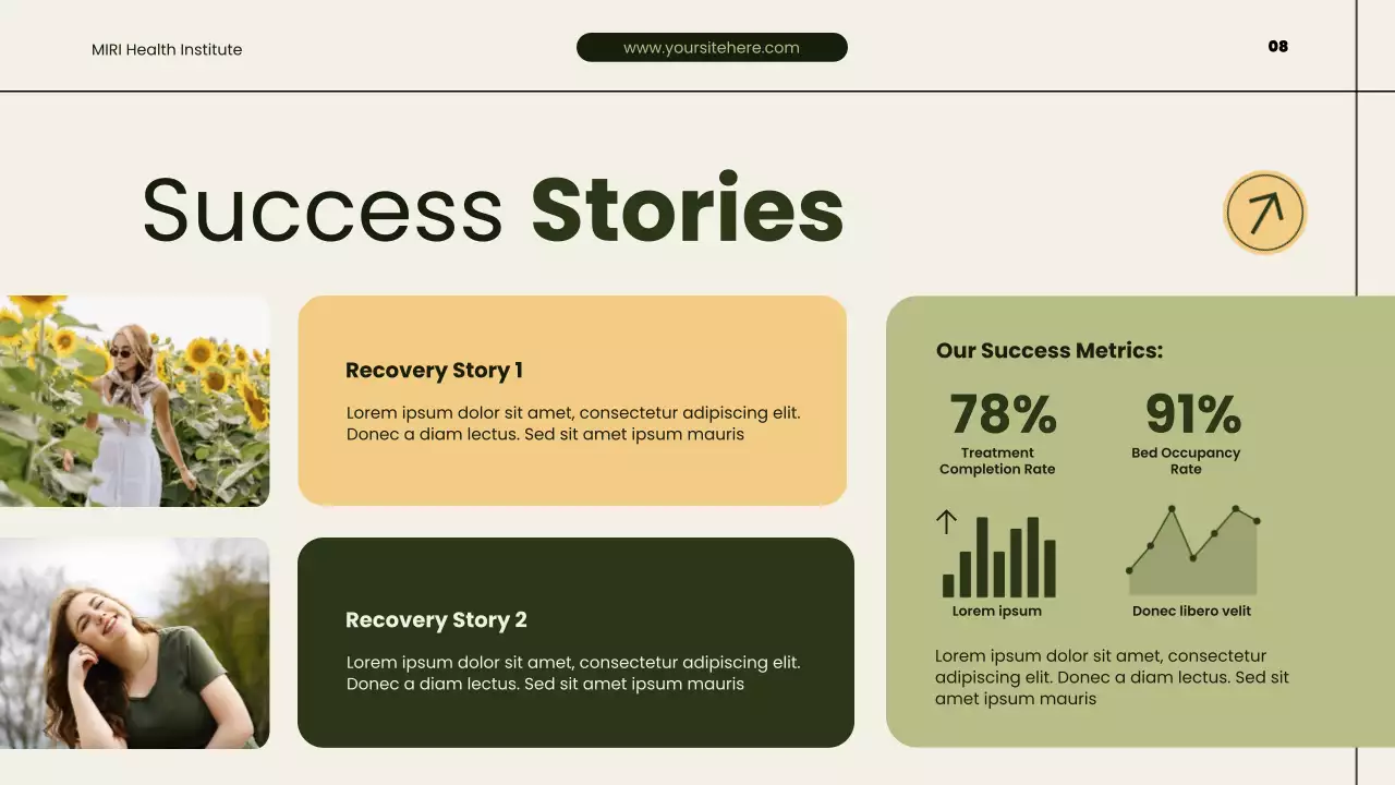 Presentasi Program Pemulihan Penyalahgunaan Zat Modern Hijau