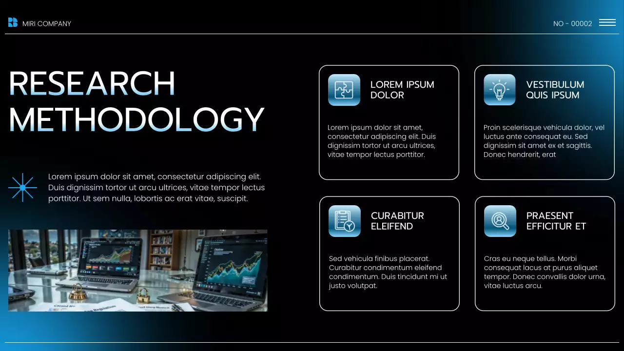 Black and Blue Modern Market Overview Presentation