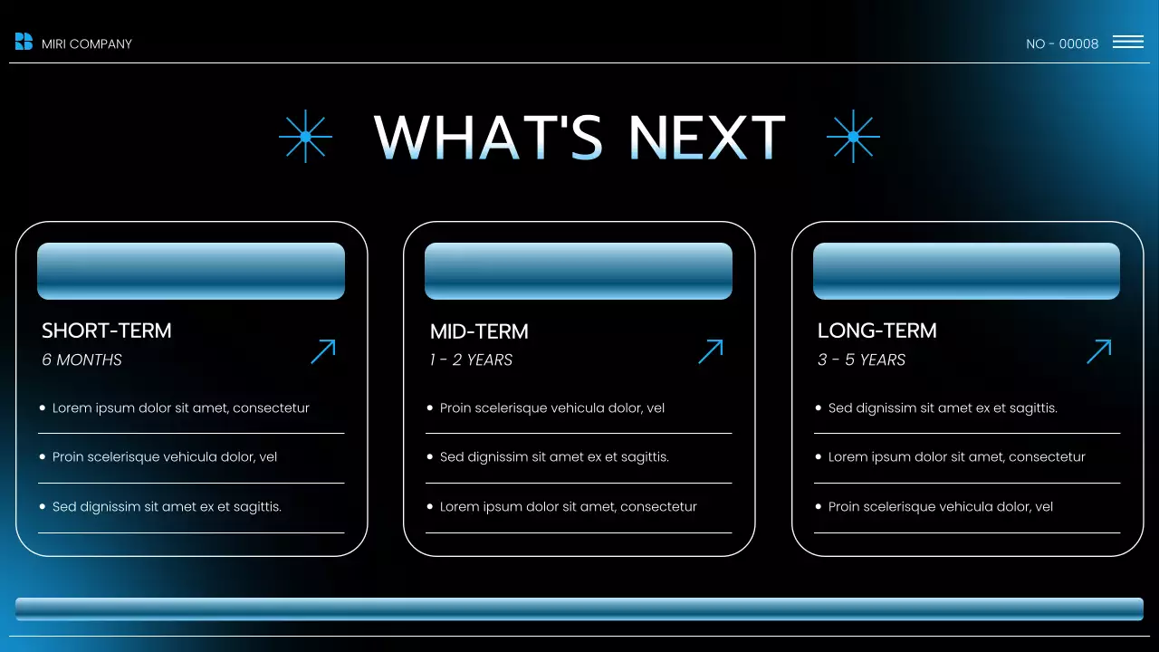 Black and Blue Modern Market Overview Presentation