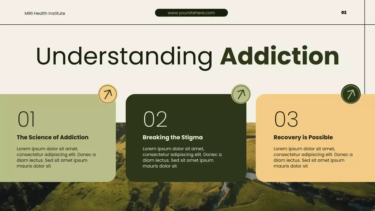 Presentasi Program Pemulihan Penyalahgunaan Zat Modern Hijau