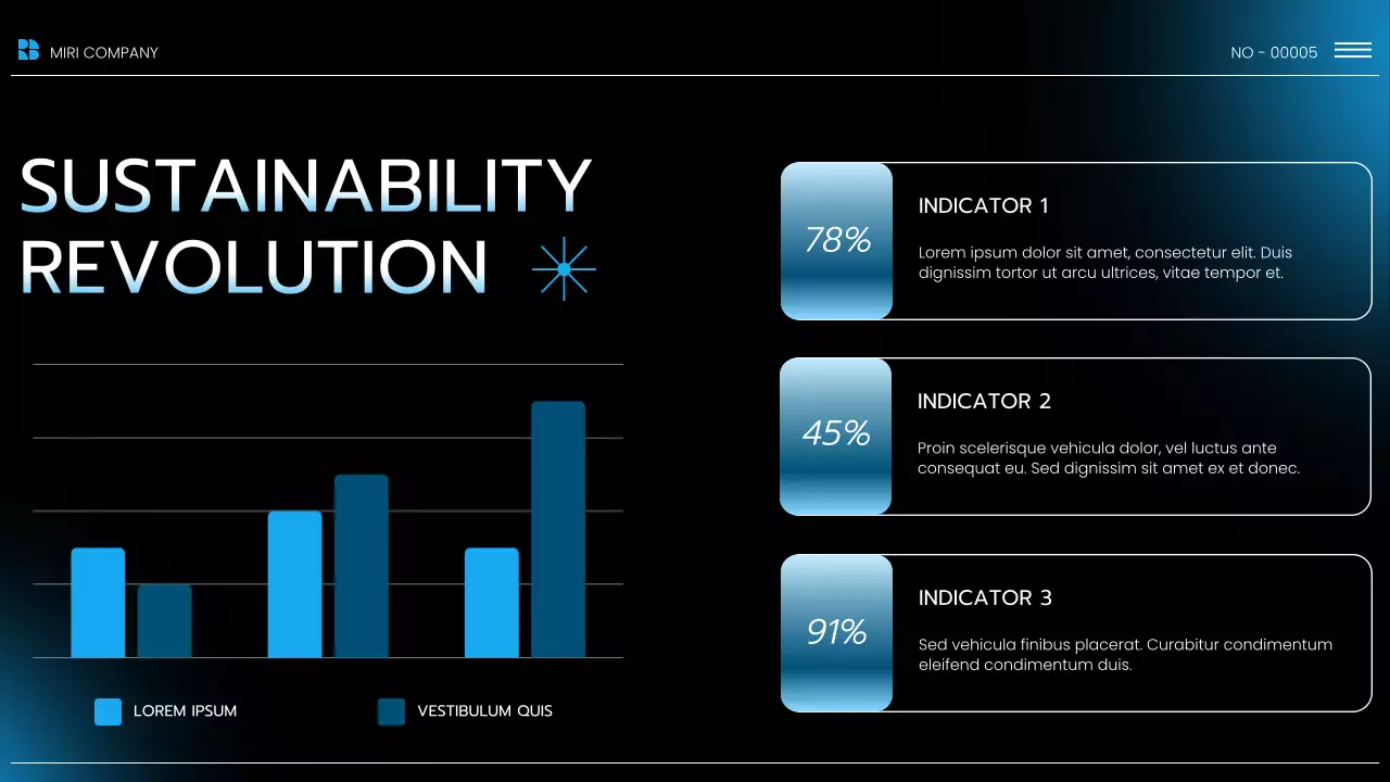 Black and Blue Modern Market Overview Presentation