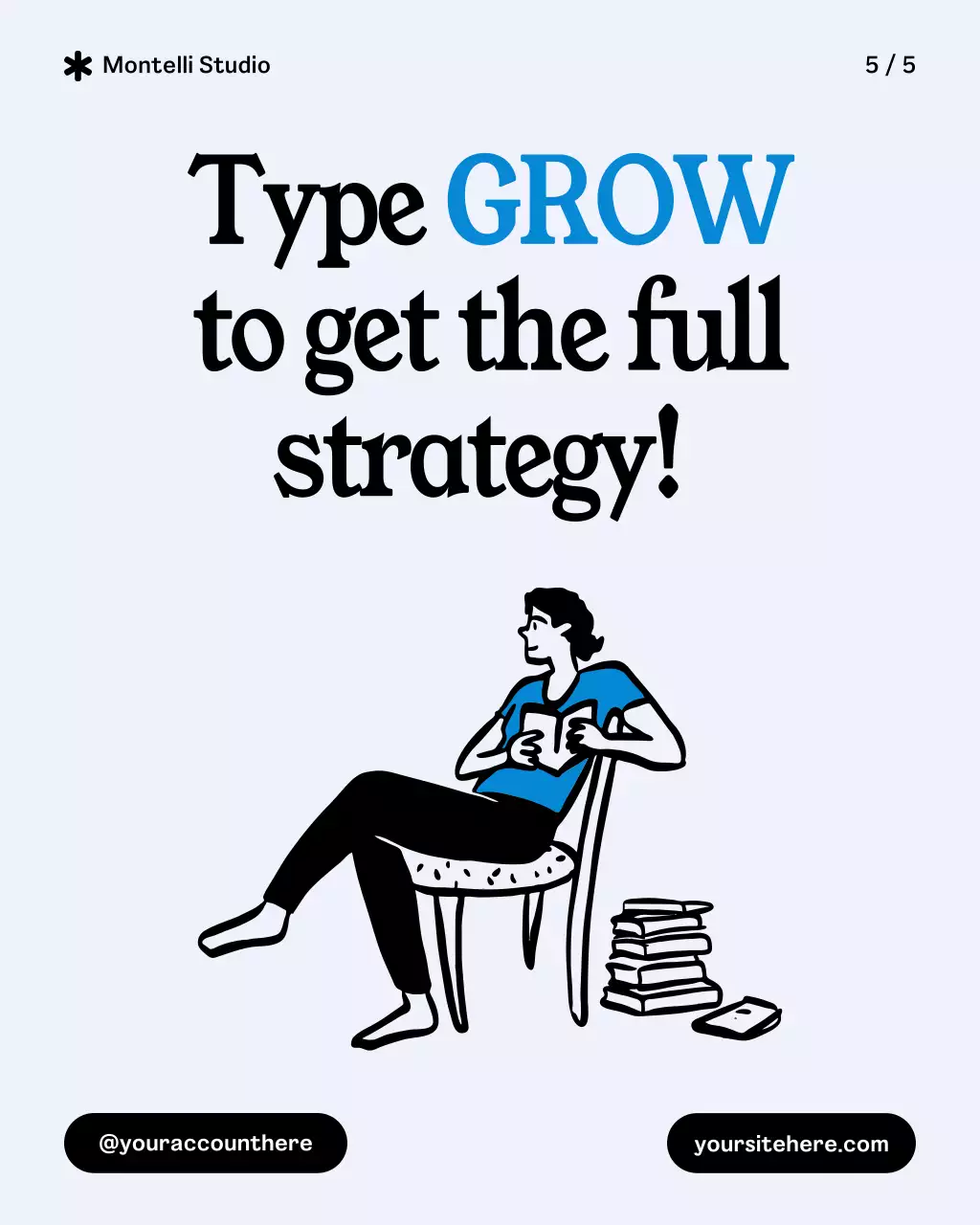 Blue Modern Audience Guide Instagram Post