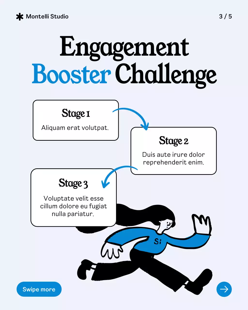 Blue Modern Audience Guide Instagram Post