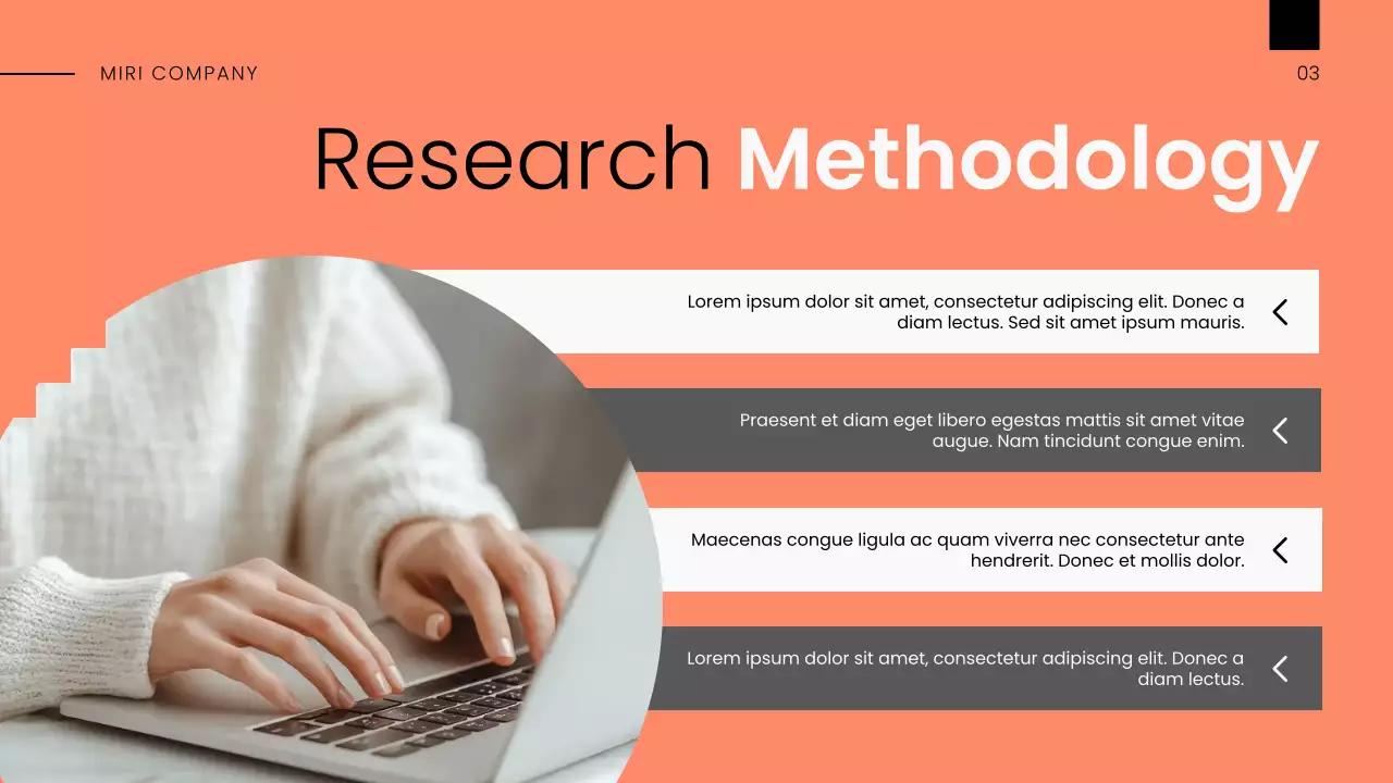 Orange and Gray Modern Market Overview Presentation