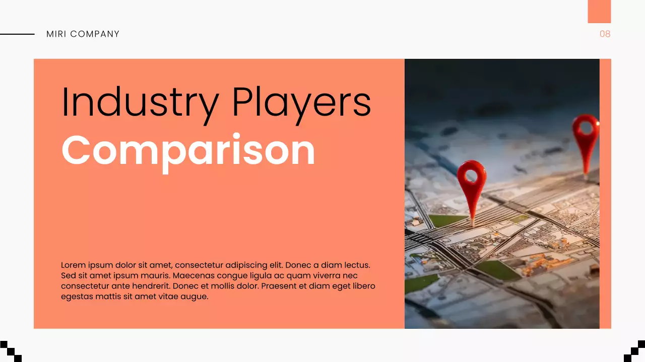 Orange and Gray Modern Market Overview Presentation